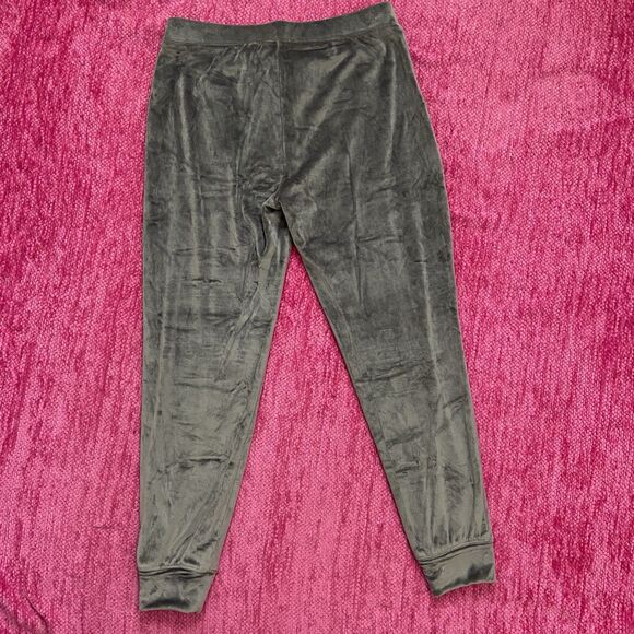 House Of Harlow 1960 Velour Velvet Jogger Pants Gray Size Medium - Picture 4 of 8